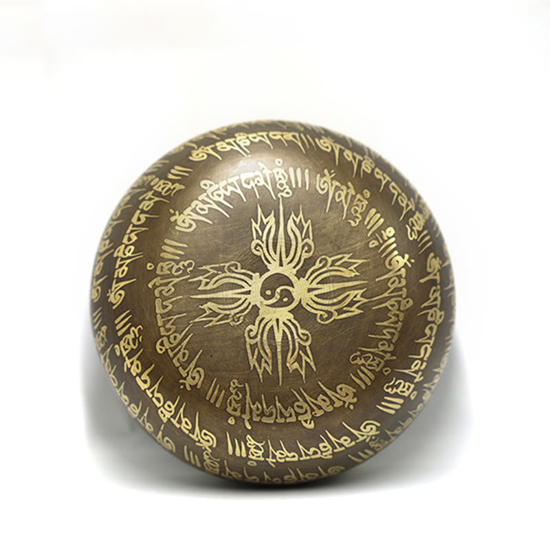 Buddha Stones Ciotola sonora tibetana per meditazione, realizzata a mano per la guarigione e la consapevolezza. Set di ciotole tibetane. - image 3