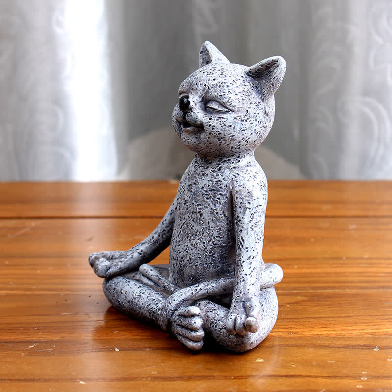 Meditazione Zen Cane Gatto Rana Decorazione
