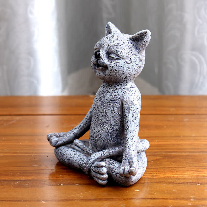 Meditazione Zen Cane Gatto Rana Decorazione - image 7