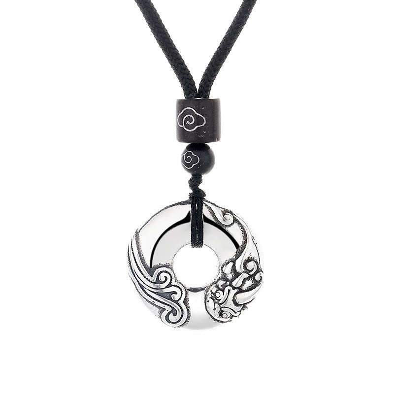 Collana con ciondolo in rame con fibbia della pace PiXiu Buddha Stones - image 5