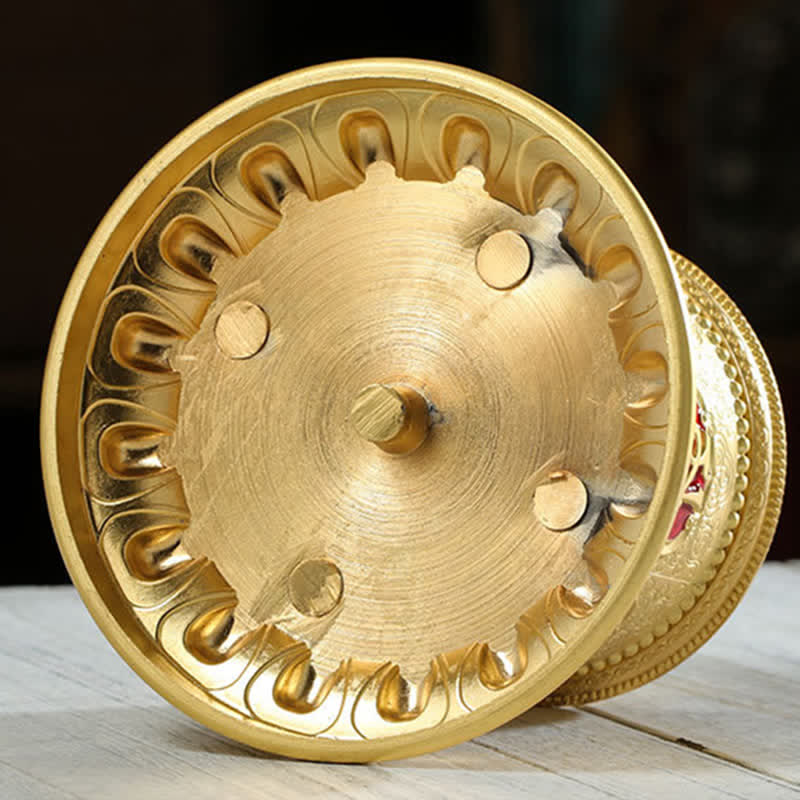 Buddha Stones Ruota di preghiera di benedizione tibetana Decorazione per auto