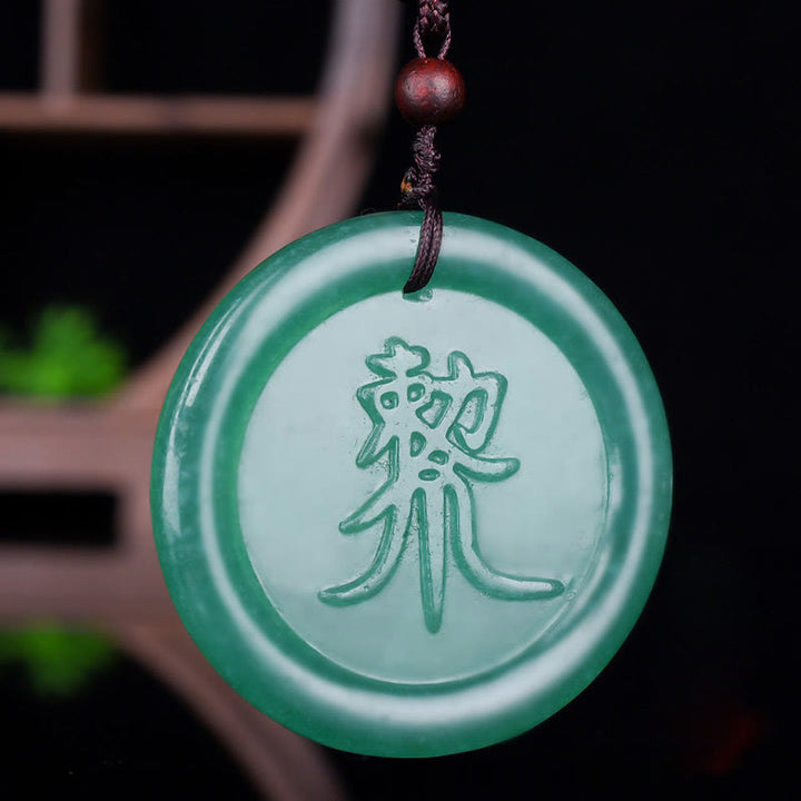 Collana con ciondolo in avventurina verde e Buddha Stones, simbolo dell'equilibrio Yin Yang - image 5