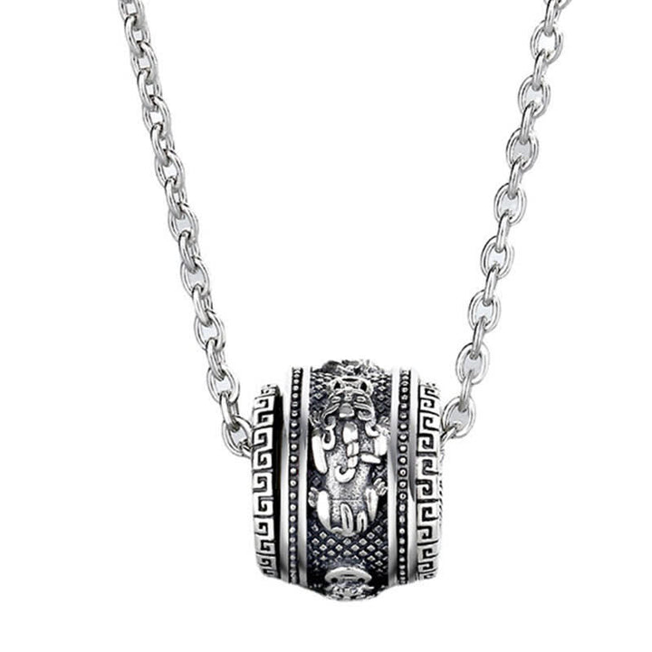 Buddha Stones PiXiu Luck Wealth Collana girevole con ciondolo - image 7
