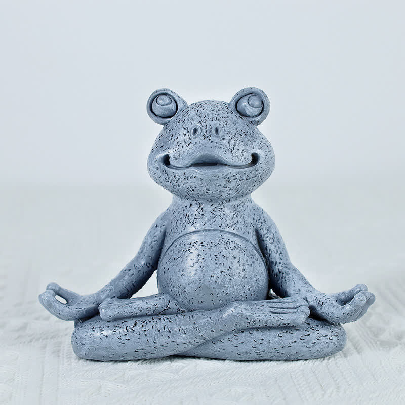 Meditazione Zen Cane Gatto Rana Decorazione