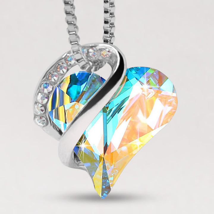 Collana con ciondolo con energia curativa, pietra portafortuna del cuore Buddha Stones d'amore