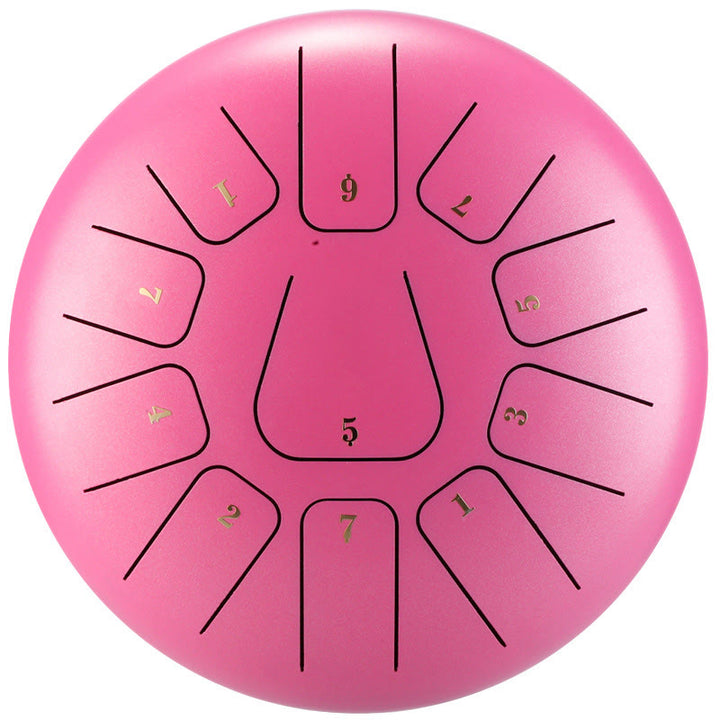 Buddha Stones Steel Tongue Drum Sound Healing Mindfulness Meditazione Yoga Drum Kit 11 Note 8 Pollici - image 16