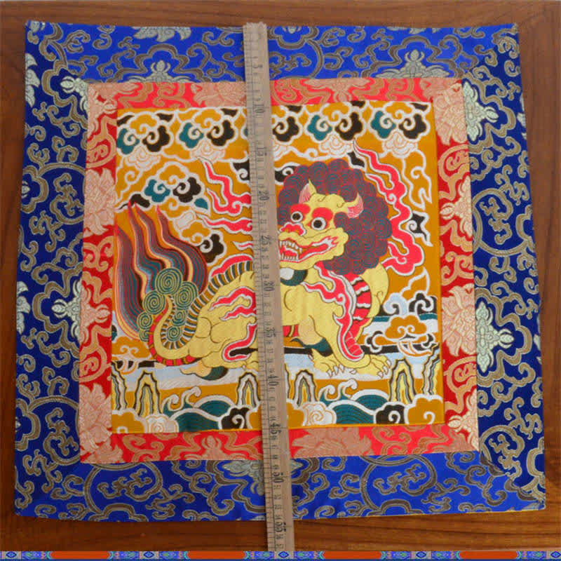 Tappetino per altare di preghiera Fengshui Kirin, tappetino per meditazione curativa, simbolo di buon auspicio