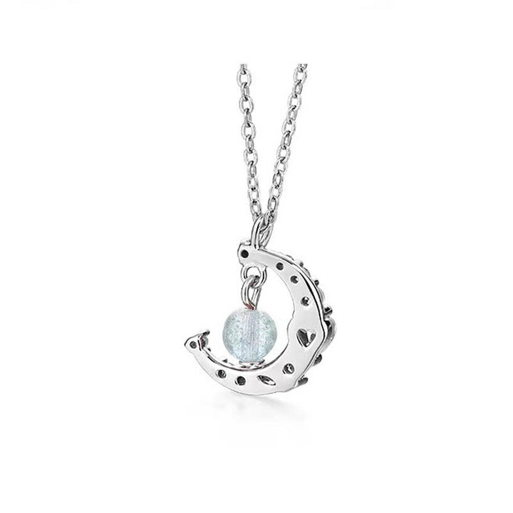 Collana di guarigione dell'amore con cristalli blu e quarzo fragola Buddha Stones