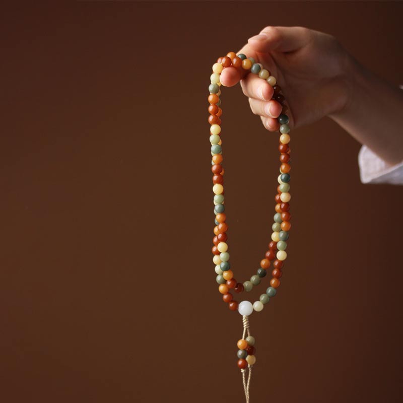 Braccialetto di saggezza di Mala Harmony Bodhi Seed Buddha Stones