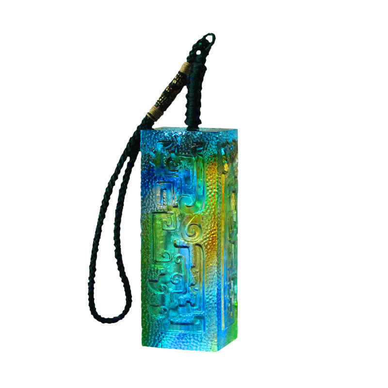 Buddha Stones Feng Shui Cristallo Liuli fatto a mano Pezzo d'arte Decorazione per la casa e l'ufficio - image 5