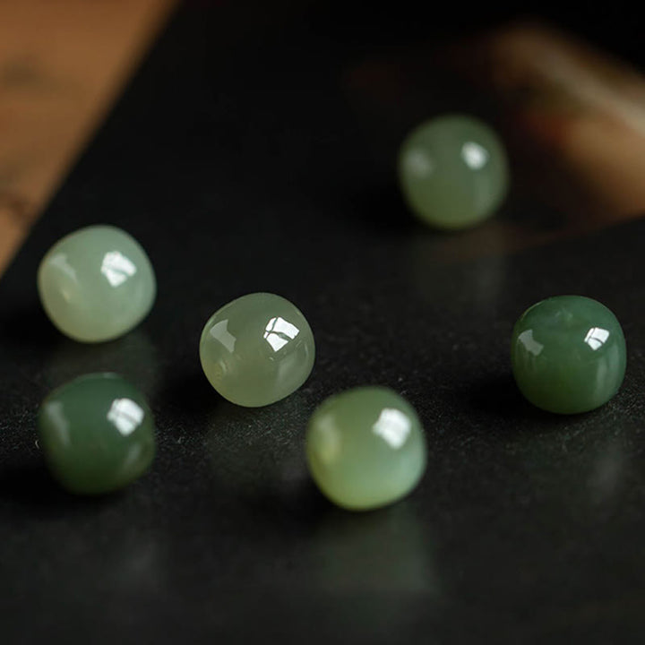 Buddha Stones , cinabro naturale, zodiaco cinese, giada Hetian, carattere Fu, braccialetto di corda della fortuna