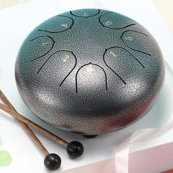 Kit di batteria yoga per meditazione e guarigione sonora con tamburo in acciaio - Grigio chiaro - image 13