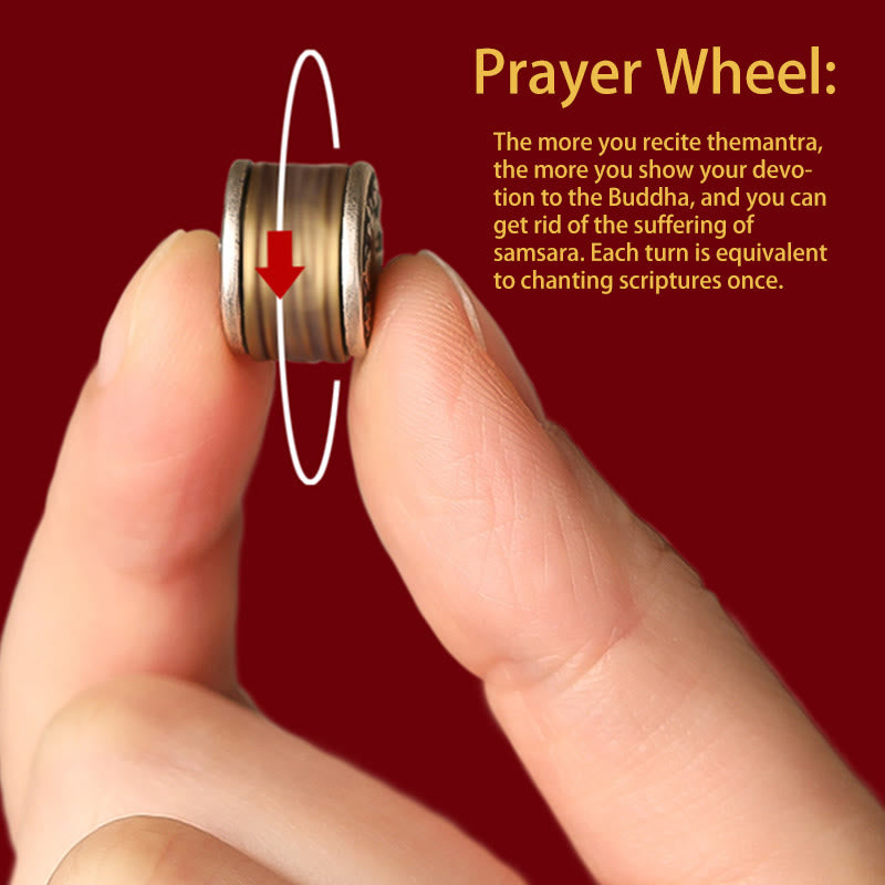 Bracciale Buddha Stones 925 Sterling Silver Zodiaco Cinese Buddha Natale Cinabro Om Mani Padme Hum Calm - image 5