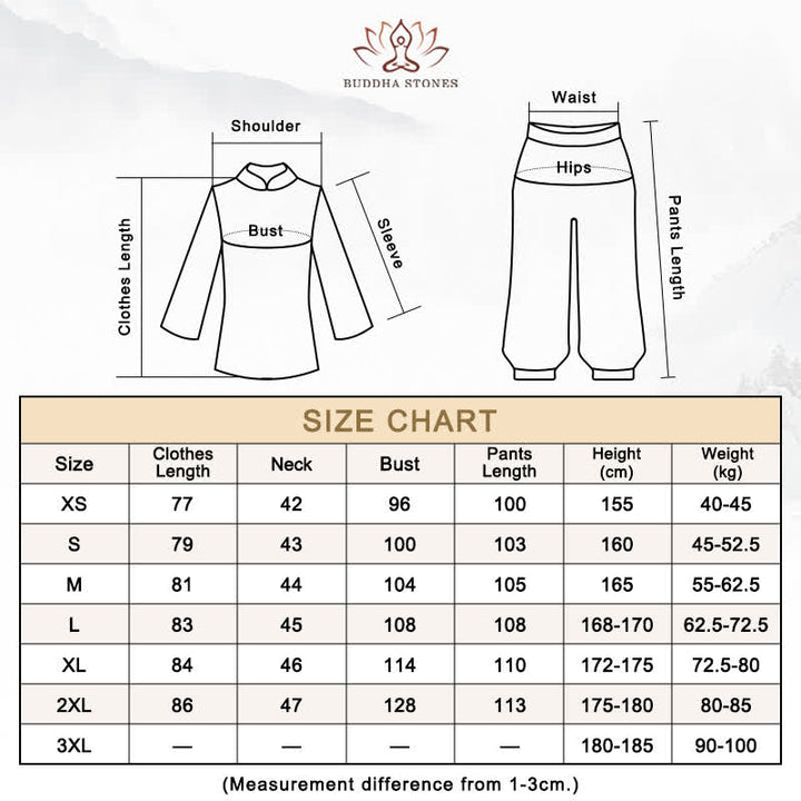 Buddha Stones Fiore di Loto Foglia Modello Tai Chi Meditazione Preghiera Spirituale Zen Pratica Abbigliamento Set da Donna - image 20