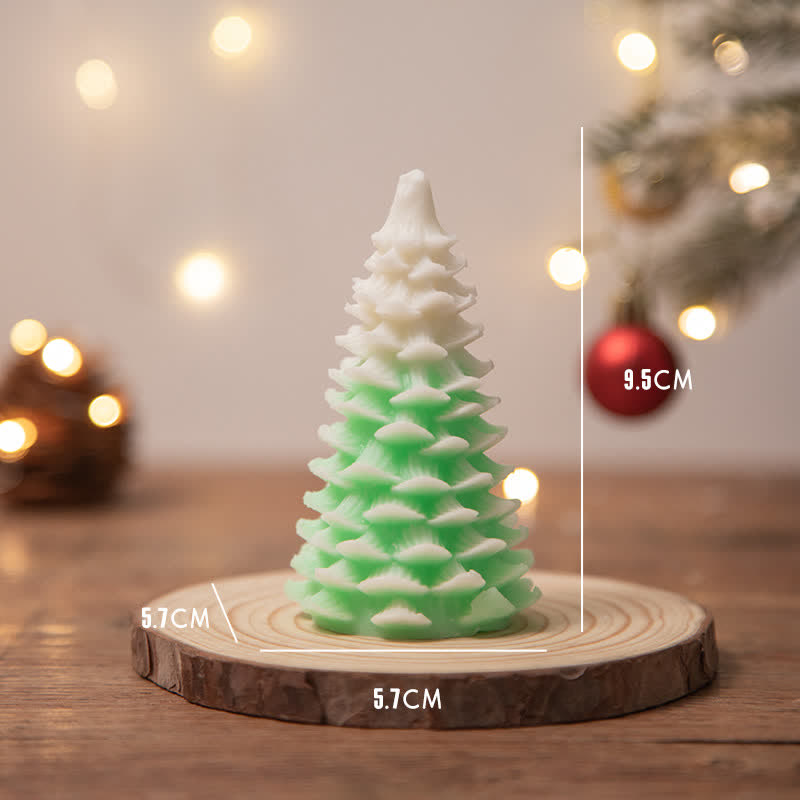 Candela profumata in cera di soia per albero di Natale, regalo per familiari e amici