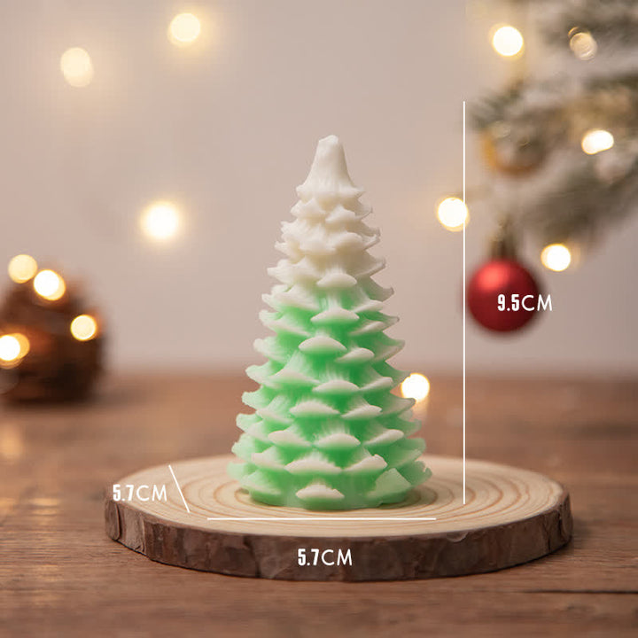 Candela profumata in cera di soia per albero di Natale, regalo per familiari e amici