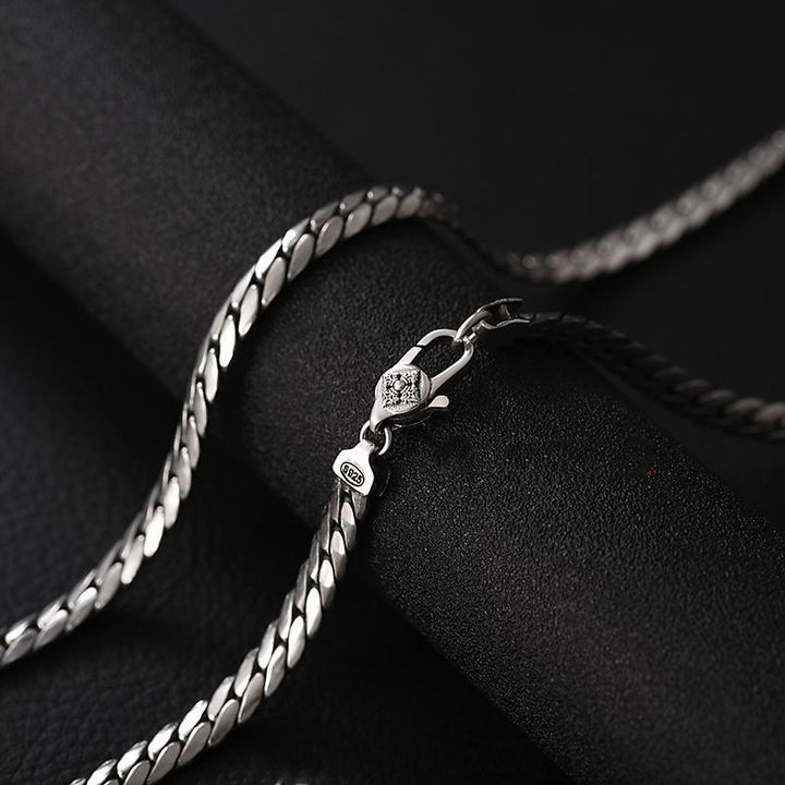 Buddha Stones Doppio Dorje Vajra Forza Punk Catena di Rame Bracciale Collana