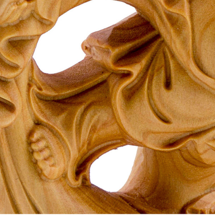 Decorazione per la casa della prosperità del bosso del Buddha che ride