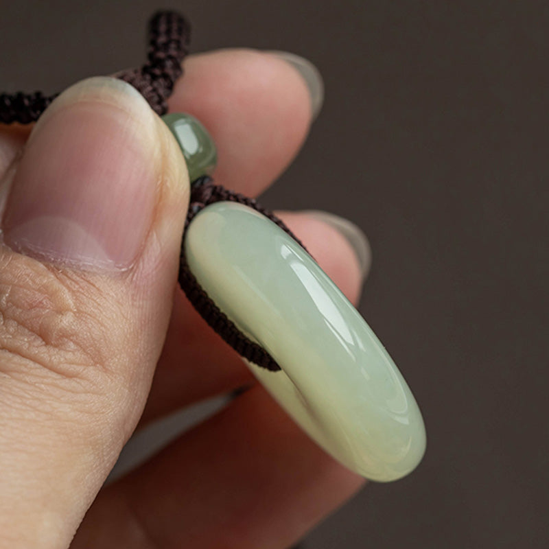 Collana Buddha Stones con fibbia per la pace, fortuna e prosperità