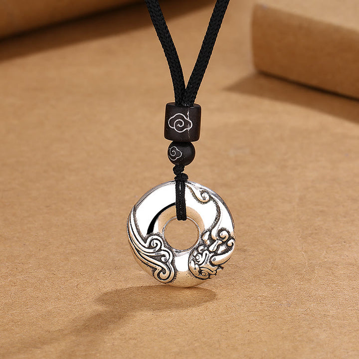 Collana con ciondolo in rame con fibbia della pace PiXiu Buddha Stones - PiXiu (Ricchezza♥Fortuna) - image 1