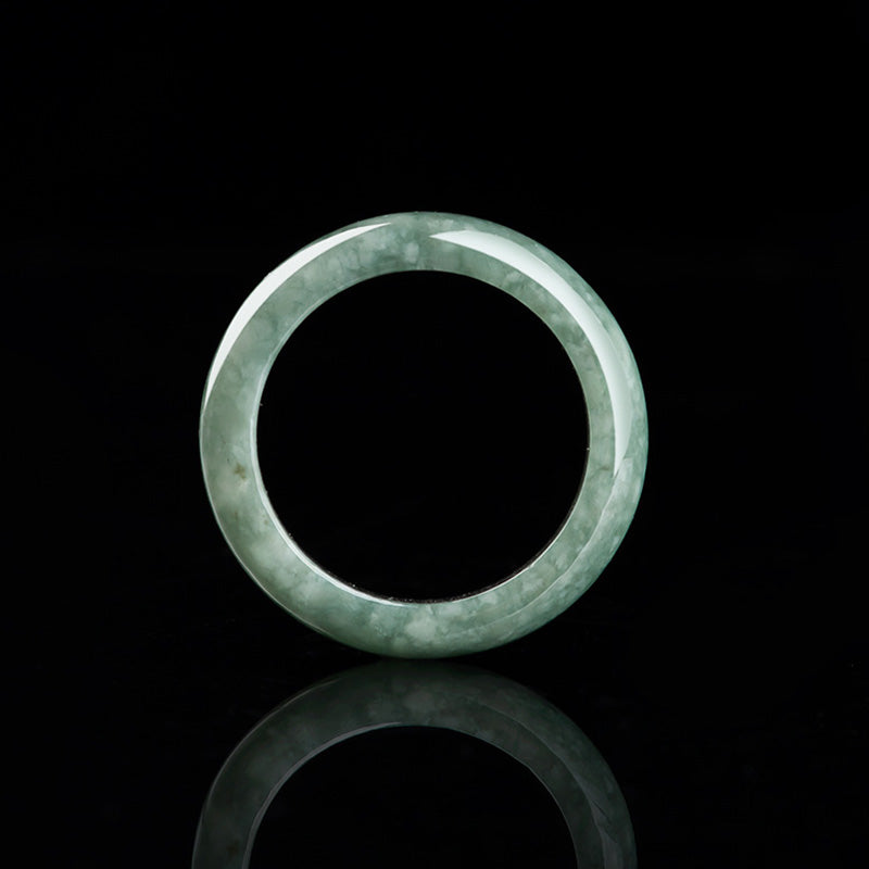 Anello di guarigione naturale in giada Buddha Stones Abundance