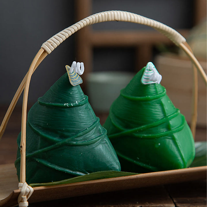 Buddha Stones Dragon Boat Festival Zongzi Modello Candela Profumata Regalo Per Famiglia Amici