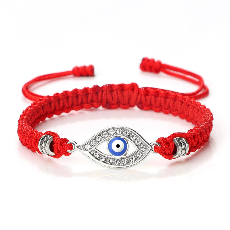 Braccialetto di corda Buddha Stones Evil Eye Keep Away Evil Spirits
