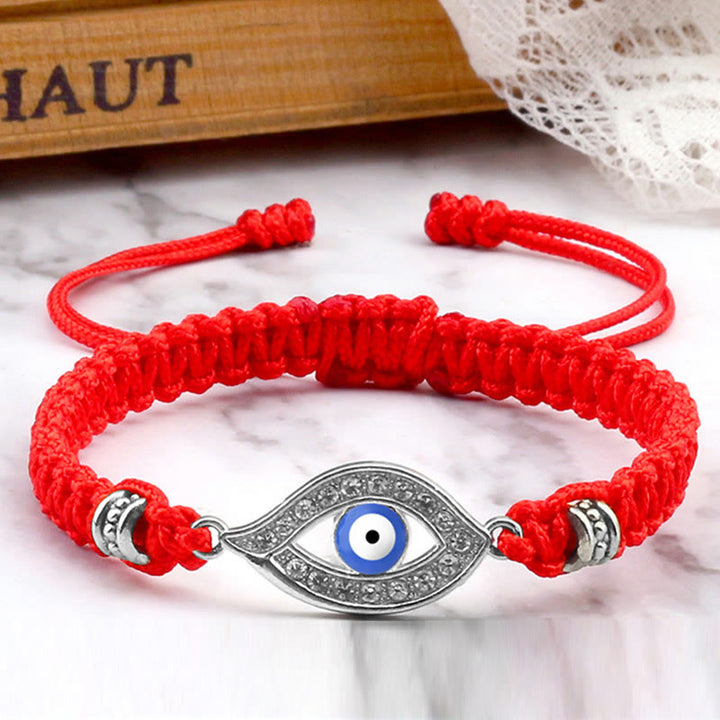 Braccialetto di corda Buddha Stones Evil Eye Keep Away Evil Spirits