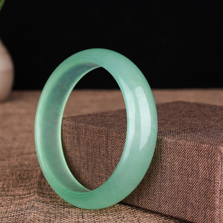 Braccialetto Buddha Stones Natural Jade Luck Healing Prosperity Bangle