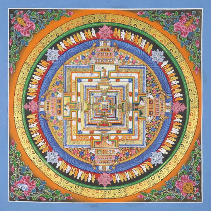 Buddha Stones Pittura Thangka tibetana, benedizione, decorazione fatta a mano - image 8