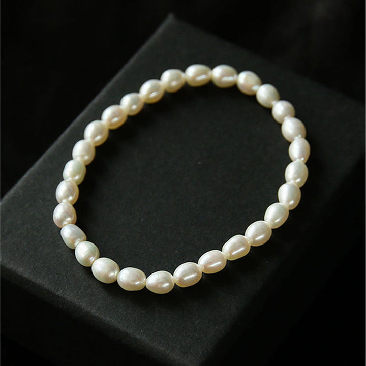 Braccialetto di perline curative in perle naturali Buddha Stones