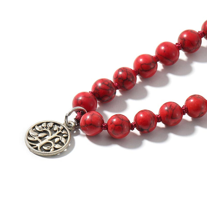 Collana con 108 perle di Mala, preghiera, yoga e meditazione