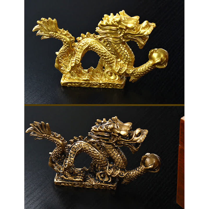 Buddha Stones Feng Shui Drago Nuvola di buon auspicio Ricchezza Fortuna Decorazione