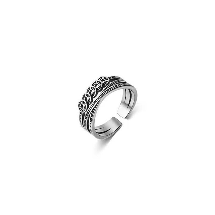 Anello portafortuna con moneta di rame